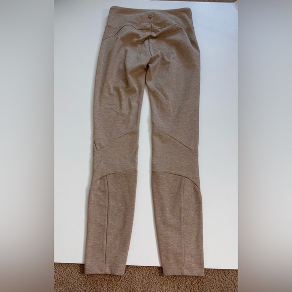 Prana Beige Leggings Size Medium - Picture 3 of 9